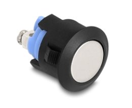 EAN 4043619220434 - DeLOCK 22043 interruptor eléctrico Interruptor pulsador 2P Acero inoxidable imagen 1