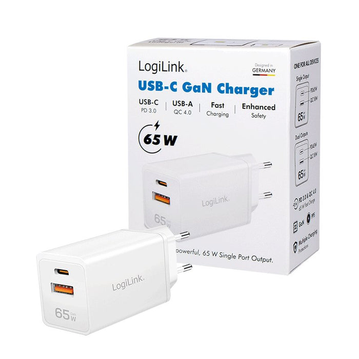 EAN 4052792078794 - LogiLink PA0371 cargador de dispositivo móvil Universal Blanco Corriente alterna Carga rápida Interior imagen 3