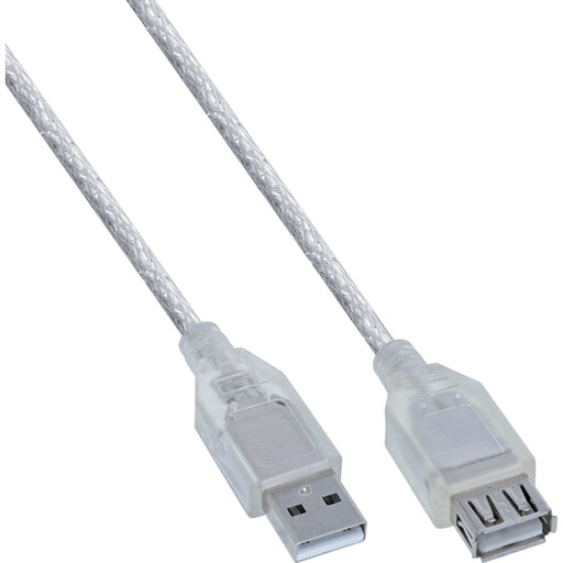 EAN 4043718024711 - InLine 34603 cable USB 3 m USB A 0,48 Gbit/s Transparente imagen 1