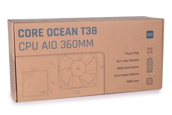 EAN 4250197130523 - Alphacool T38 Procesador Kit de refrigeración líquida 12 cm Negro imagen 7
