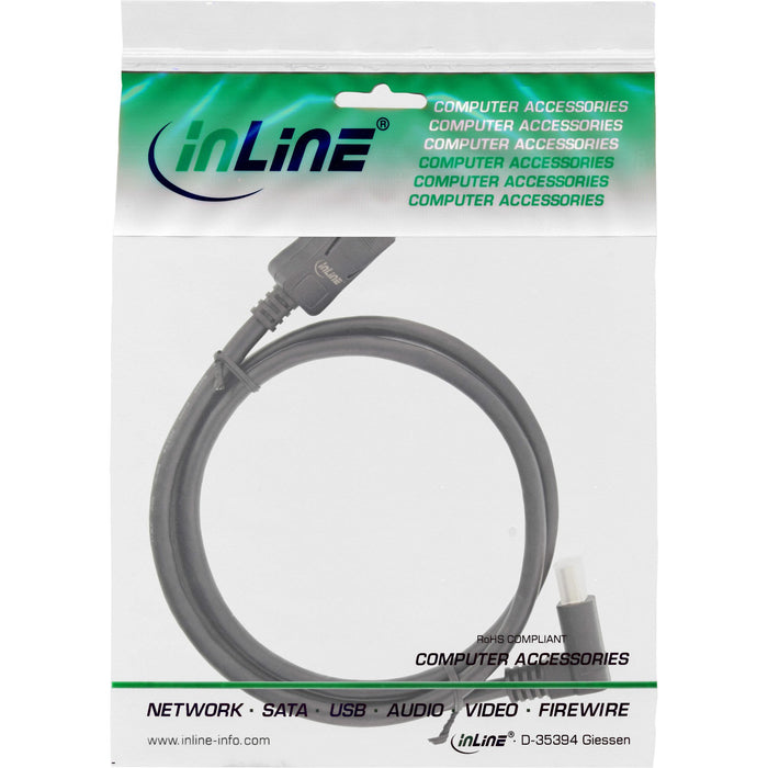 EAN 4043718305124 - InLine 17153U cable DisplayPort 3 m Negro imagen 2