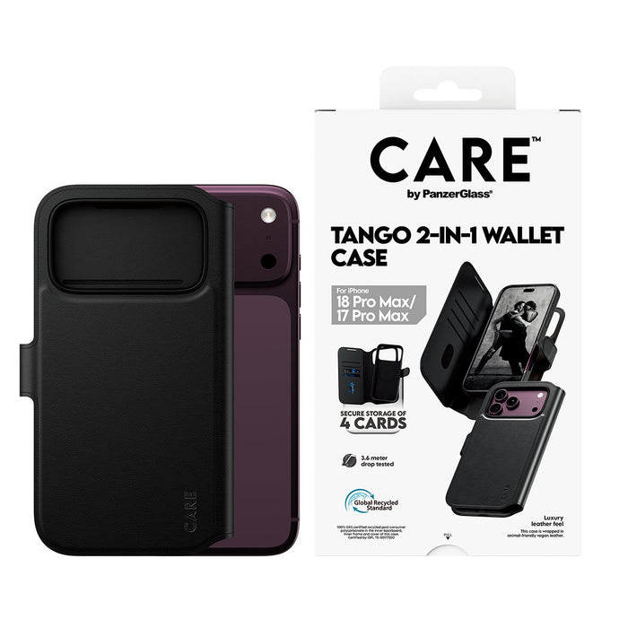 EAN 5715685043826 - PanzerGlass CARE™ by ® Tango 2-in-1 Wallet Case Black w. MagSafe iPhone 2026 Pro Max | 17 Pro Max funda p imagen 2