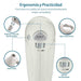 EAN 8426156017099 - Grunkel AM-350TURBO5 batidora Batidora de mano 350 W Blanco imagen 5