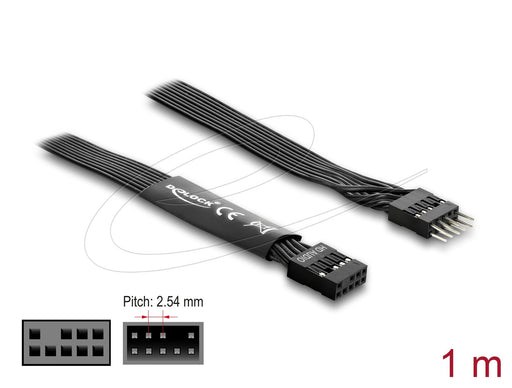 EAN 4043619860593 - DeLOCK 86059 cable paralelo Negro 1 m imagen 2
