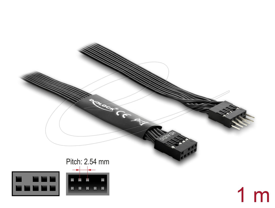 EAN 4043619860593 - DeLOCK 86059 cable paralelo Negro 1 m imagen 2