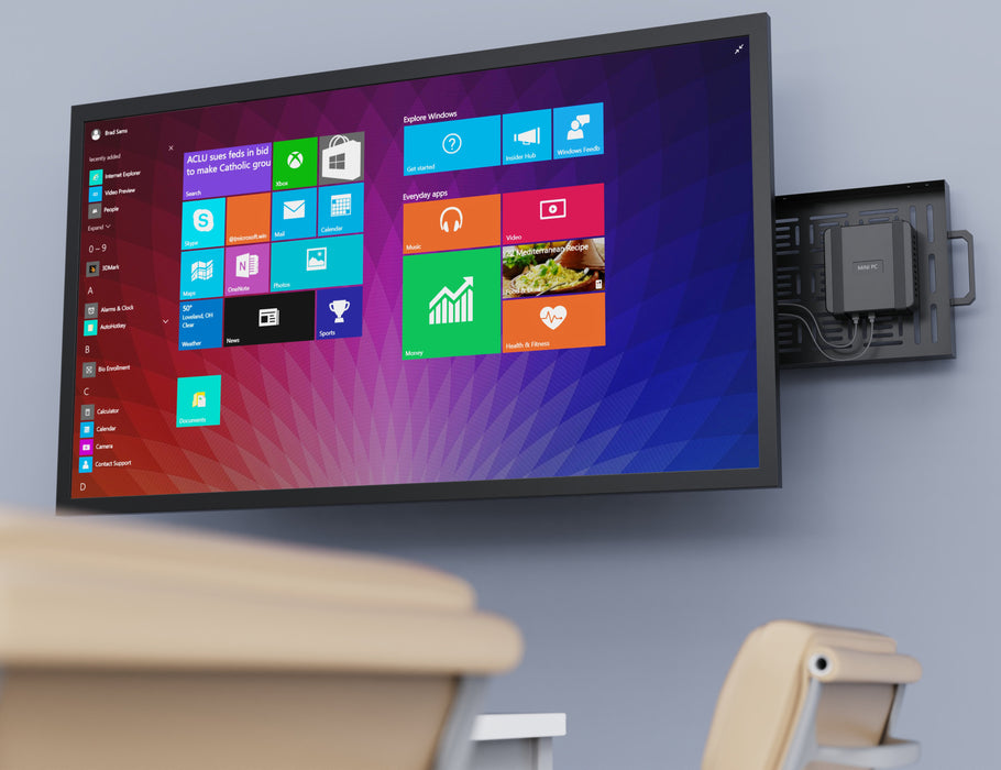 EAN 1146181500003 - Vision VFM-W8X6S soporte para pantalla de señalización 2,29 m (90") Negro imagen 5