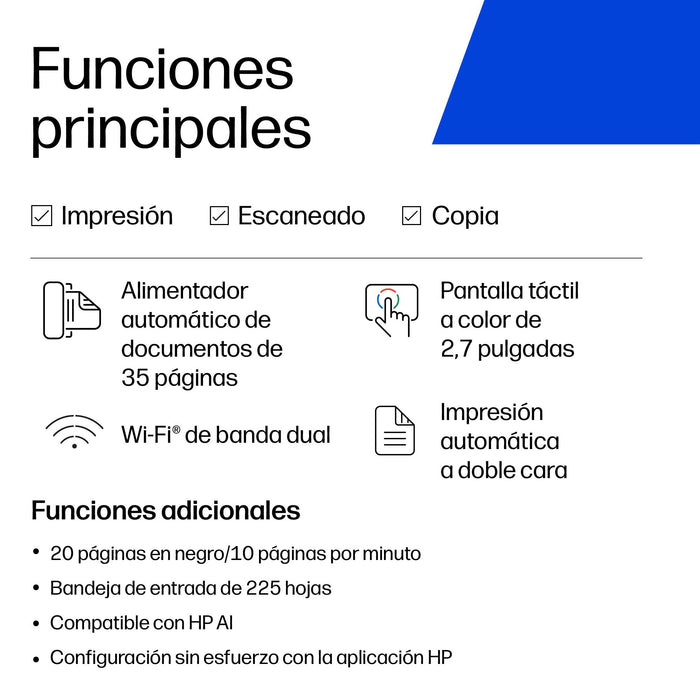 EAN 0197029469199 - HP OfficeJet Pro 8124e All-in-One Prntr Inyección de tinta térmica A4 4800 x 1200 DPI 20 ppm Wifi imagen 14