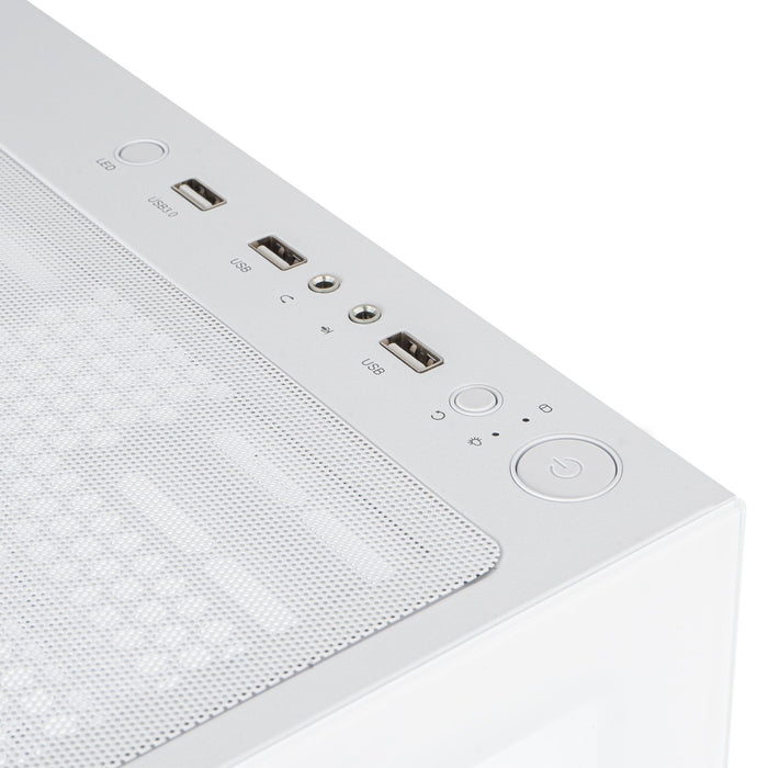 EAN 8436587974632 - NOX Hummer NXHUMMERVSNWH carcasa de ordenador Midi Tower Blanco imagen 7