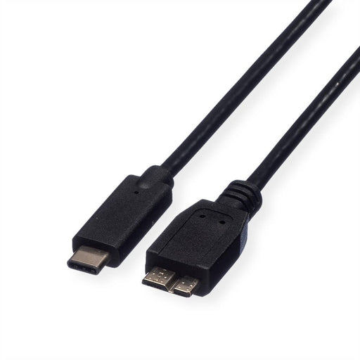 EAN 7611990131730 - ROLINE 11.02.9006 cable USB USB 3.2 Gen 1 (3.1 Gen 1) 1 m USB C Micro-USB B Negro imagen 1
