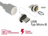 EAN 4043619659326 - DeLOCK 65932 cambiador de género para cable Magnet USB Type Micro-B Negro, Plata imagen 2