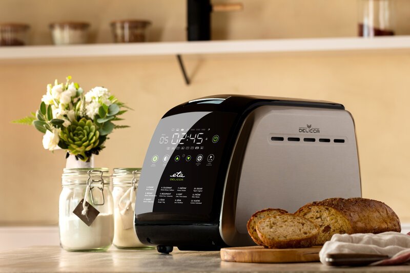 EAN 8590393254613 - Eta Delicca II panificadora 850 W Negro, Acero inoxidable imagen 8