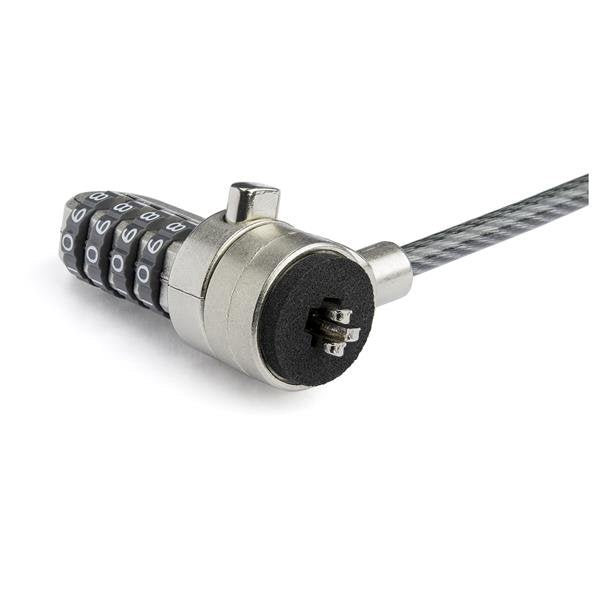 EAN 65030881722 - StarTech.com BRNCHLOCK cable antirrobo Negro, Plata imagen 3