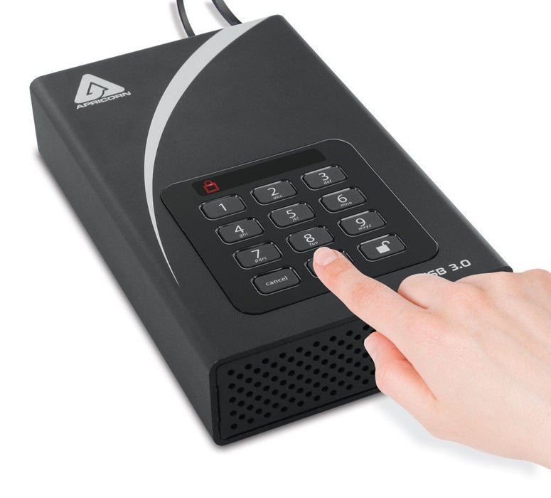 EAN 708326913997 - Apricorn Aegis Padlock DT disco duro externo 6 TB USB tipo A 3.2 Gen 1 (3.1 Gen 1) Negro imagen 3