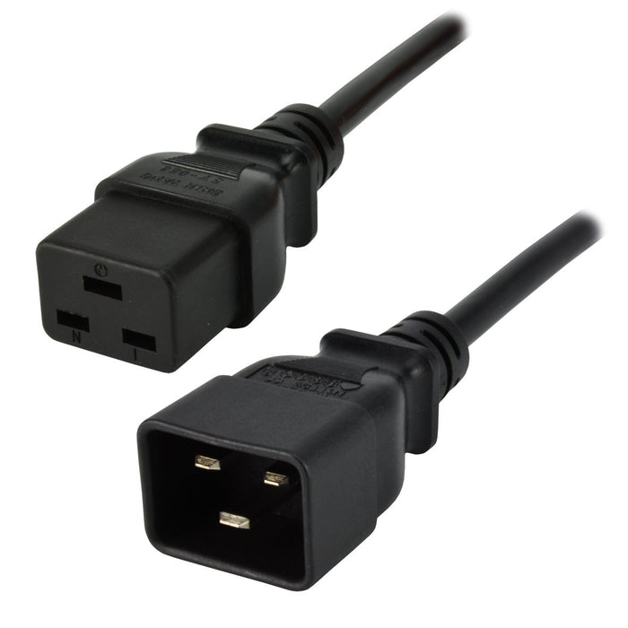 EAN 3700224734824 - MCL MC911-2M cable de transmisión Negro C20 acoplador C19 acoplador imagen 1