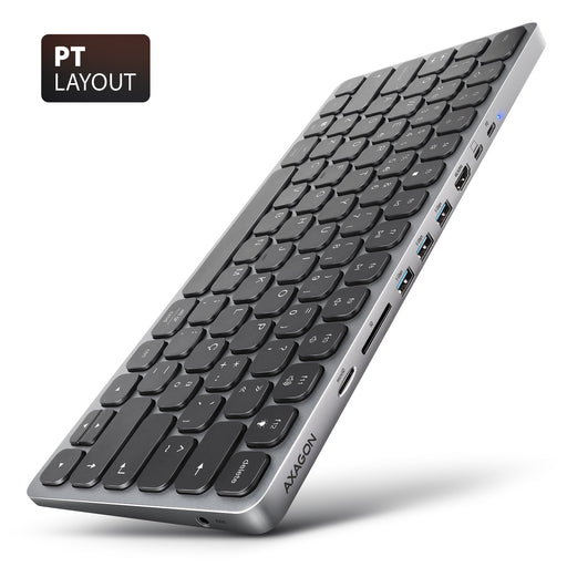 EAN 8595247909039 - Axagon HMC-KB-PT base para portátil y replicador de puertos Alámbrico USB 3.2 Gen 1 (3.1 Gen 1) Type-C Gr imagen 1