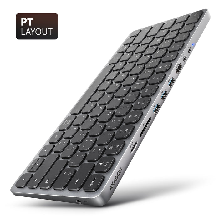 EAN 8595247909039 - Axagon HMC-KB-PT base para portátil y replicador de puertos Alámbrico USB 3.2 Gen 1 (3.1 Gen 1) Type-C Gr imagen 1