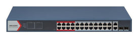 EAN 6942160495774 - Hikvision DS-3E1326P-EI(B) switch Gestionado Fast Ethernet (10/100) Energía sobre Ethernet (PoE) 1U Azul imagen 2