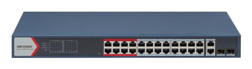 EAN 6942160495774 - Hikvision DS-3E1326P-EI(B) switch Gestionado Fast Ethernet (10/100) Energía sobre Ethernet (PoE) 1U Azul imagen 2