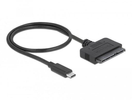 EAN 4043619638031 - DeLOCK 63803 cambiador de género para cable USB C 22-pin SATA Negro imagen 1
