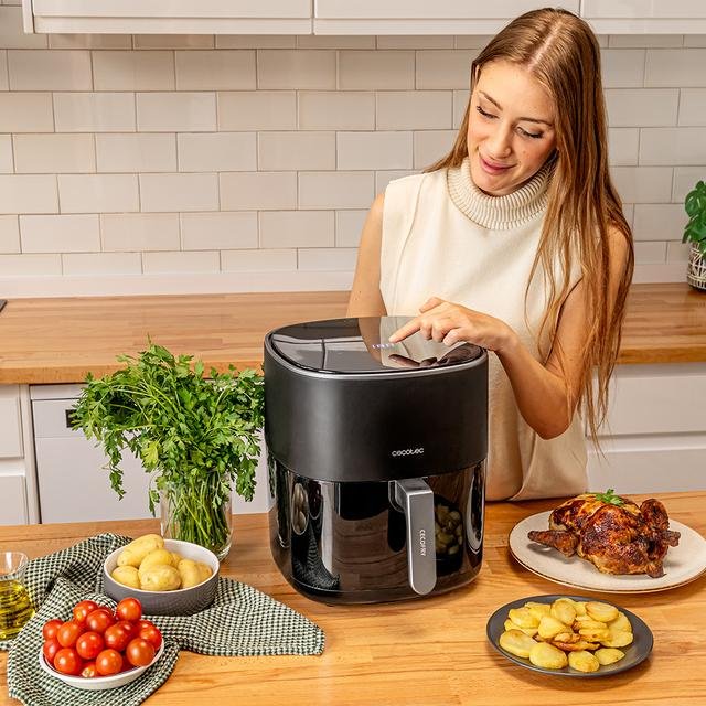 EAN 8435484049726 - Cecotec Fantastik 6500 Sencillo 6,5 L Independiente 1700 W Freidora baja en grasa Negro imagen 8
