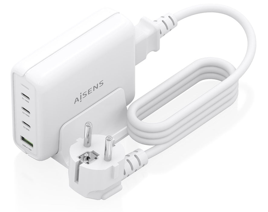 EAN 8435739903216 - AISENS ASCH-140W4P055-W cargador de dispositivo móvil Universal Corriente alterna Carga rápida Interior imagen 2