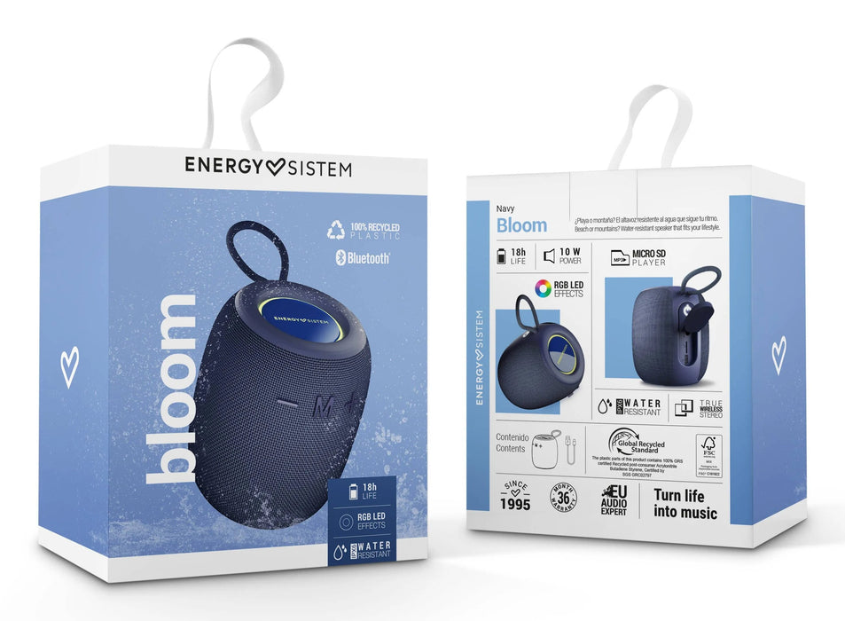 EAN 8432426458295 - Energy Sistem Bloom Altavoz monofónico portátil Azul 10 W imagen 5