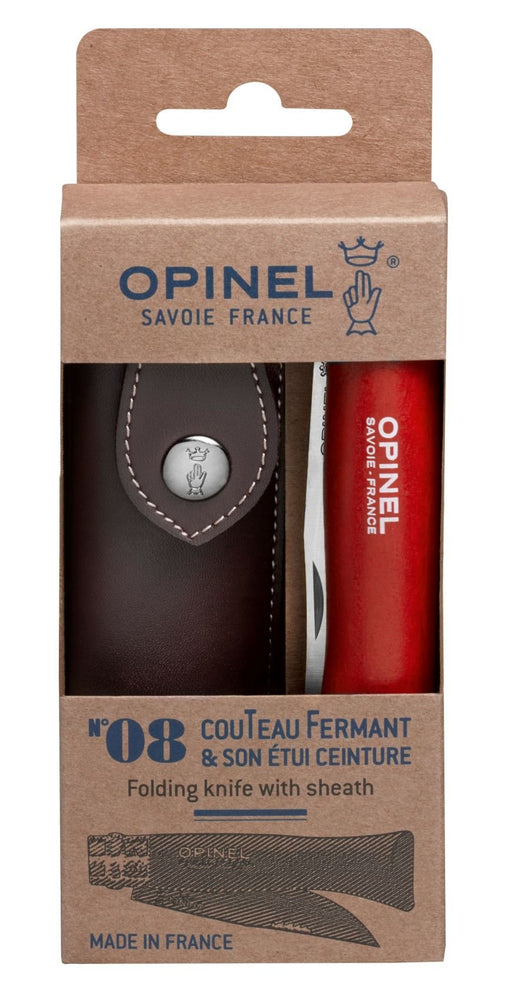 EAN 3123840018909 - Opinel N°08 Camper/scout Rojo imagen 1