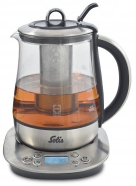 EAN 7611210962359 - Solis 5515 tetera eléctrica 1,2 L 1400 W Acero inoxidable, Transparente imagen 1