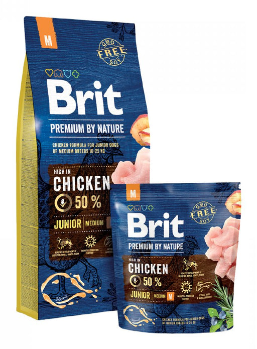 EAN 8595602526338 - Brit 8595602526338 comida seca para perros 15 kg Junior Pollo imagen 1