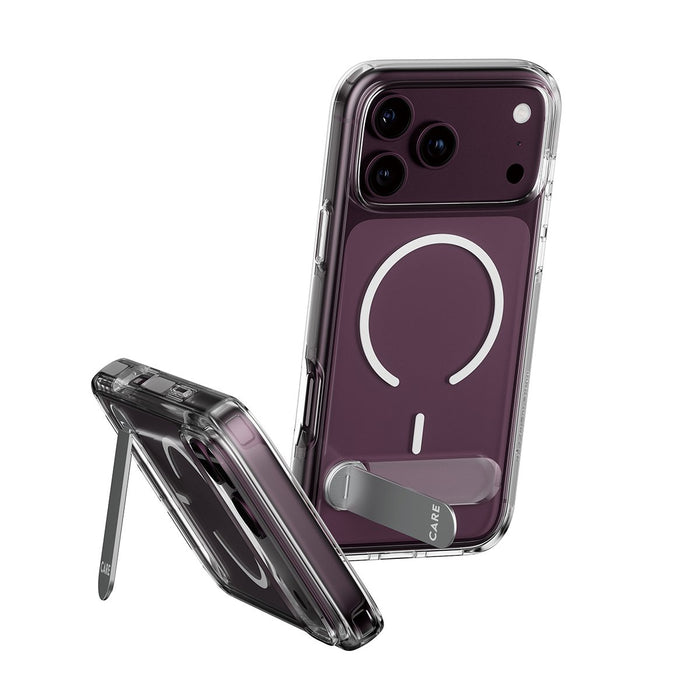 EAN 5715685043864 - PanzerGlass CARE™ by ® Kickstand Case Transparent w. White MagSafe iPhone 2026 Pro Max | 17 Pro Max funda imagen 1