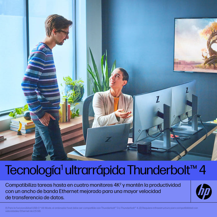EAN 5704174883234 - HP Thunderbolt 280W G4 Dock w/Combo Cable Alámbrico Thunderbolt 4 Negro imagen 6