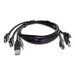 EAN 65030925808 - StarTech.com SK2HDMMKVM06-TAA cable para video, teclado y ratón (kvm) Negro imagen 1