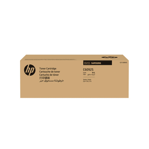 EAN 0191628452248 - Samsung CLT-C6092S Cyan Original Toner Cartridge cartucho de tóner 1 pieza(s) imagen 1