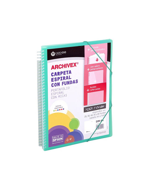 EAN 8422951054253 - CARCHIVO 53032054 portafolio para presentaciones 20 bolsillos A4 imagen 1