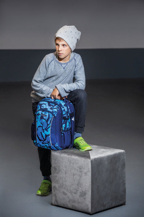 EAN 4008110344898 - Herlitz Ultimate CamoBlue mochila Mochila escolar Azul, Marina Poliéster imagen 7