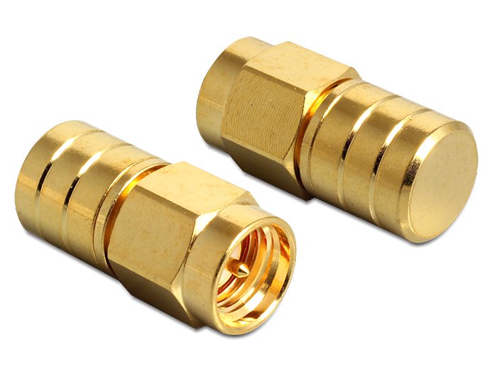 EAN 4043619887125 - DeLOCK 88712 cambiador de género para cable SMA Oro imagen 1