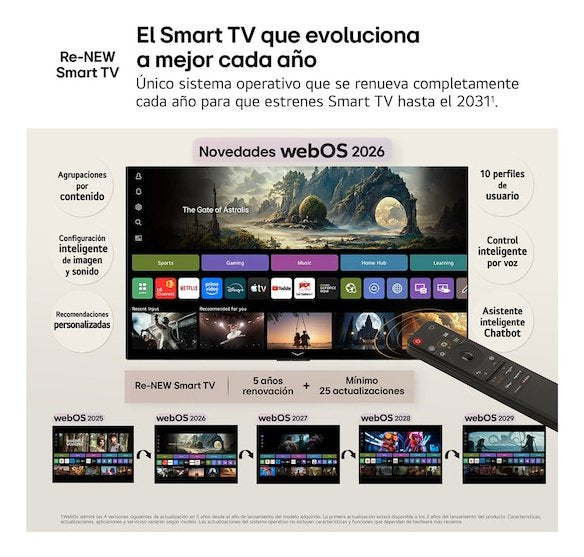 EAN 8806096717462 - LG QNED evo AI MiniLED 43QNED81B6C.AEU Televisor 109,2 cm (43") 4K Ultra HD Smart TV Wifi Negro imagen 12