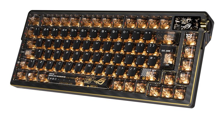EAN 4711636464284 - ASUS ROG Azoth Extreme Edition 20 teclado Juego USB + RF Wireless + Bluetooth QWERTY Inglés Negro imagen 27