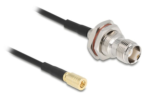 EAN 4043619907243 - DeLOCK 90724 cable coaxial RG-174 0,2 m TNC SMB Negro, Oro, Plata imagen 1