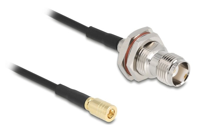 EAN 4043619907243 - DeLOCK 90724 cable coaxial RG-174 0,2 m TNC SMB Negro, Oro, Plata imagen 1