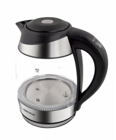 EAN 5901299949849 - Esperanza EKK026 tetera eléctrica 1,7 L 2200 W Negro, Transparente imagen 2