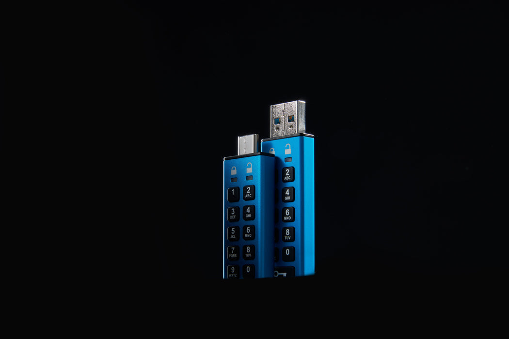 EAN 0740617336627 - Kingston Technology IronKey Keypad 200 unidad flash USB USB Tipo C 3.2 Gen 1 (3.1 Gen 1) Azul imagen 5