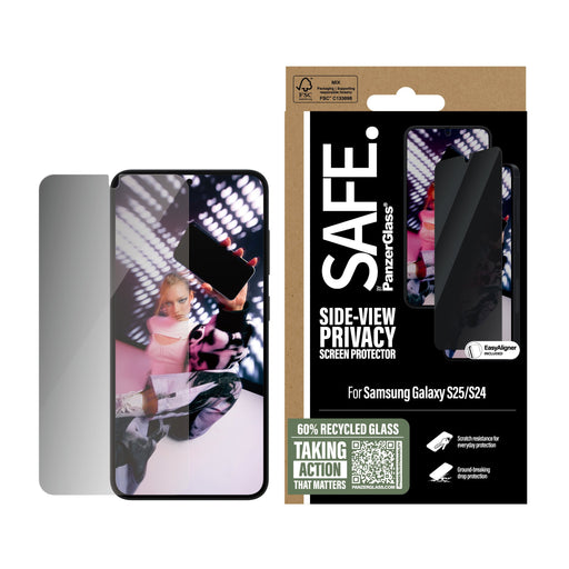 EAN 5715685017698 - PanzerGlass SAFE. by ® Privacy Screen Protector Samsung Galaxy S25 | S24 | Ultra-Wide Fit w. EasyAligner  imagen 2