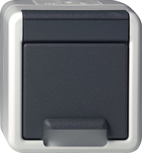 EAN 4010337093985 - GIRA 444030 toma de corriente Schuko Gris imagen 1