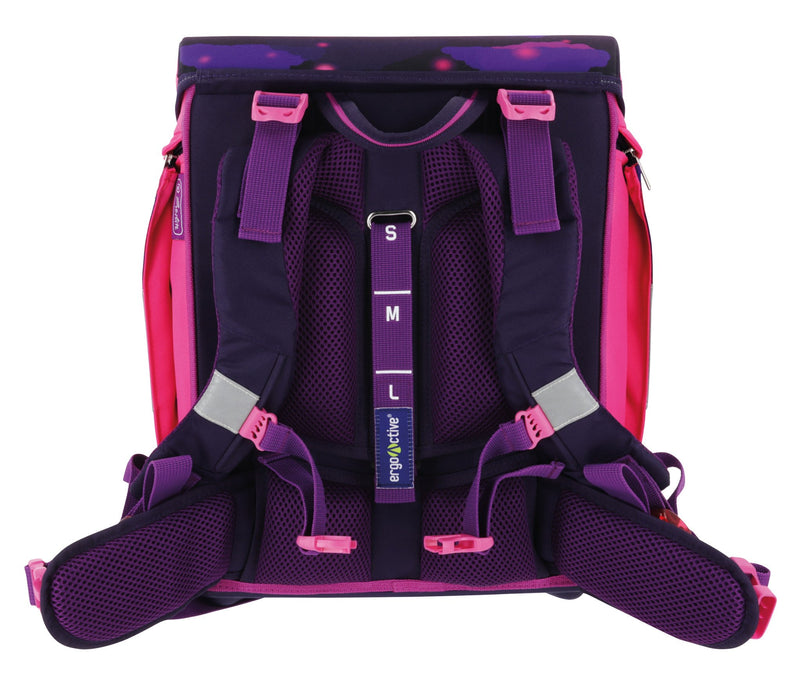 EAN 4008110370668 - Herlitz FiloActive DIN Plus Magic juego de mochila escolar Chica Poliéster Rosa, Púrpura imagen 5