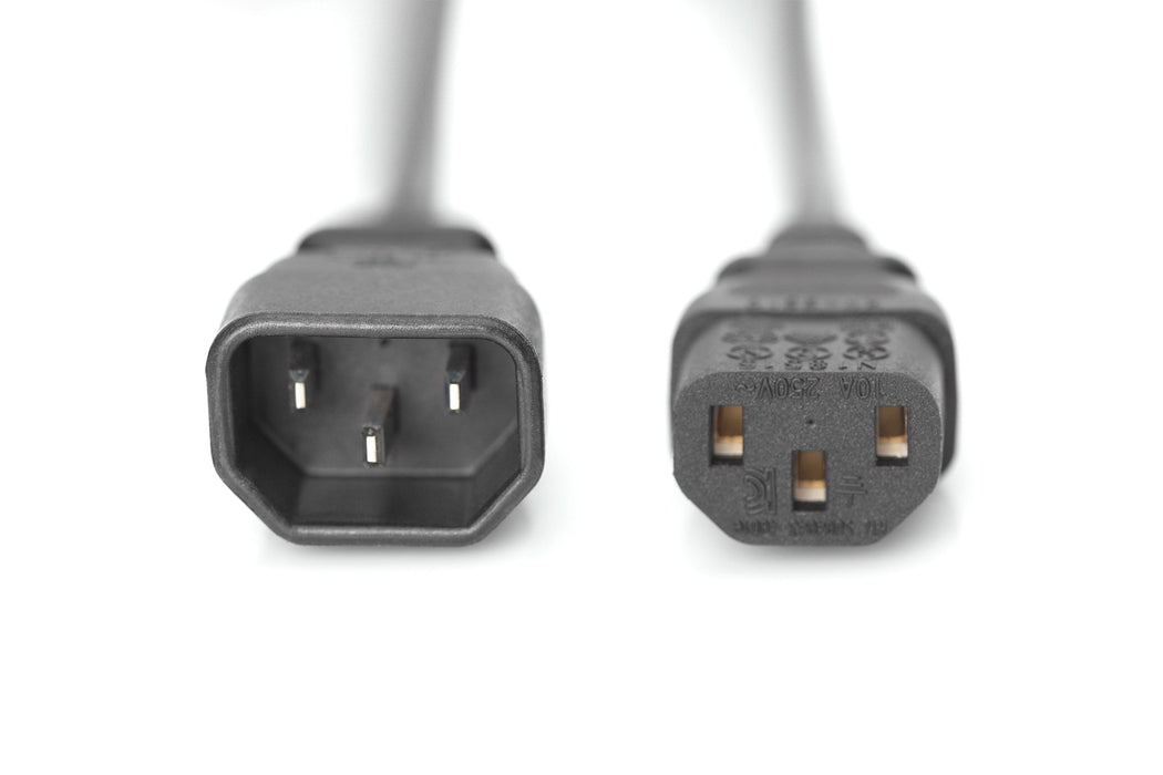 EAN 4016032311881 - Digitus AK-440201-012-S cable de transmisión Negro 1,2 m IEC C14 IEC C13 imagen 3