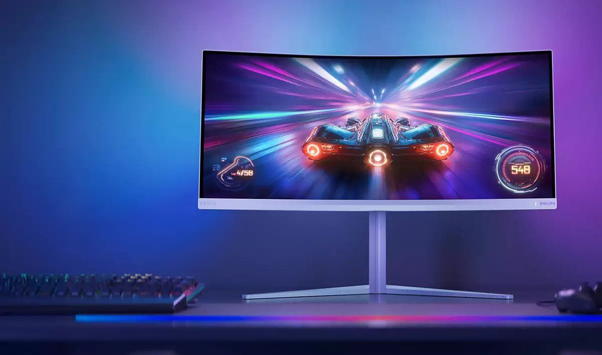 EAN 8721038009361 - Philips 34M2C5601QA/00 pantalla para PC 86,4 cm (34") 3440 x 1440 Pixeles Blanco imagen 11