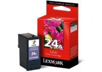 EAN 0734646961400 - Lexmark No.24A Color Print Cartridge cartucho de tinta Original Rendimiento estándar Cian, Magenta, Amari imagen 1