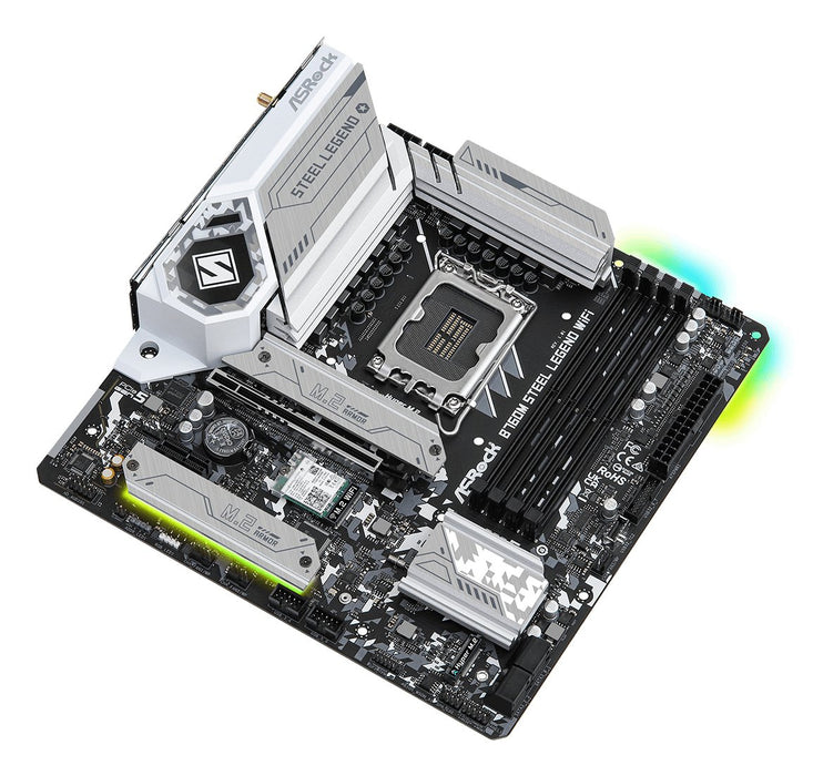 EAN 4710483941795 - Asrock B760M Steel Legend WiFi Intel B760 LGA 1700 micro ATX imagen 3