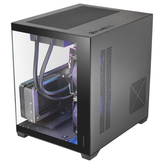 EAN 8435693114437 - Mars Gaming MCVIEW3 carcasa de ordenador Mini Tower Negro imagen 4